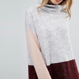 Vero Moda Long Sleeve Turtleneck Sweater Dress